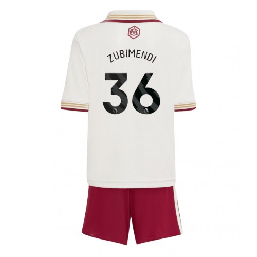 Arsenal Martin Zubimendi #36 Replika Babytøj Tredje sæt Børn 2025-26 Kortærmet (+ Korte bukser) Arsenal Martin Zubimendi #36 Replika Babytøj Tredje sæt Børn 2025-26 Kortærmet (+ Korte bukser)